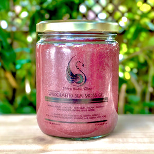 Crystal Infused Sea Moss Gel -Acai Pomegranate